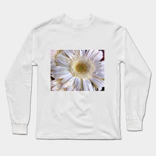 White Flower Long Sleeve T-Shirt